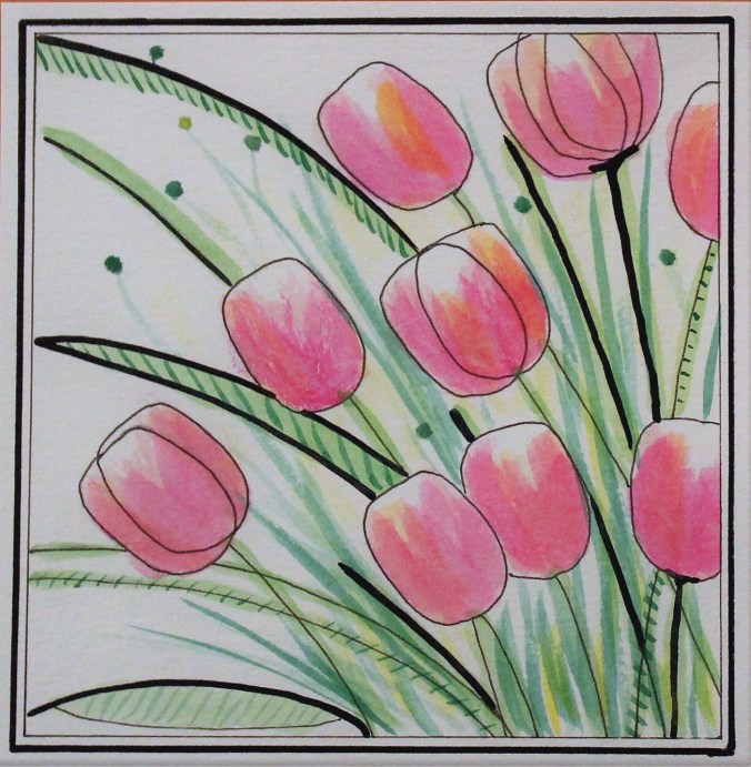 watercolor-tulips