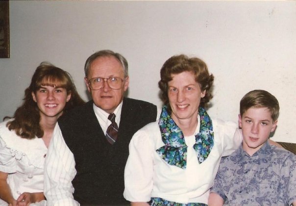 the Zartman family 25 years ago